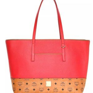 MCM WILDER LEATHER SHOPPER